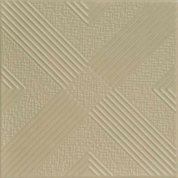 A La Maison Ceilings Hidden Treasure Lenox Tan 1.6 ft. x 1.6 ft. Decorative Foam Glue Up Ceiling Tile (21.6 sq. ft./case)