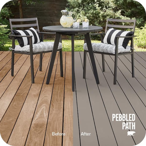 1 gal. #PPF-31 Pebbled Path Solid Color Waterproofing Exterior Wood Stain