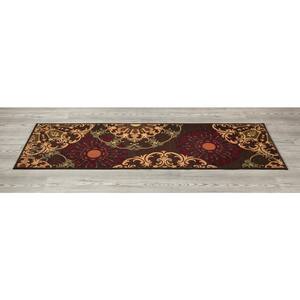 Details about   Runner Rug 20" X 59" Brown Area Rugs Indoor/Outdoor Mat Non-Slip Rubber Backing. 