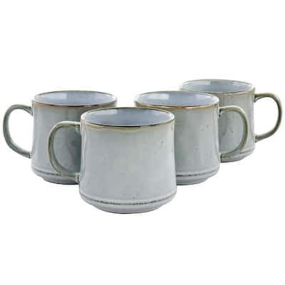 Tabletops Gallery Sedona Stripe 16 oz. Mugs (Set of 4) TTU-M6806