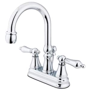 Governor 4 in. Centerset 2-Handle Bathroom Faucet in Chrome