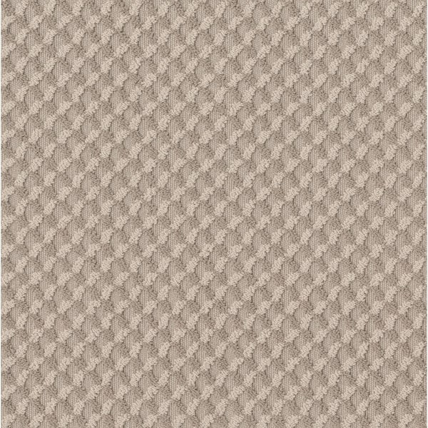 Lifeproof Genevieve Color Terrace Brown - 39 oz. Nylon  Pattern Installed Carpet