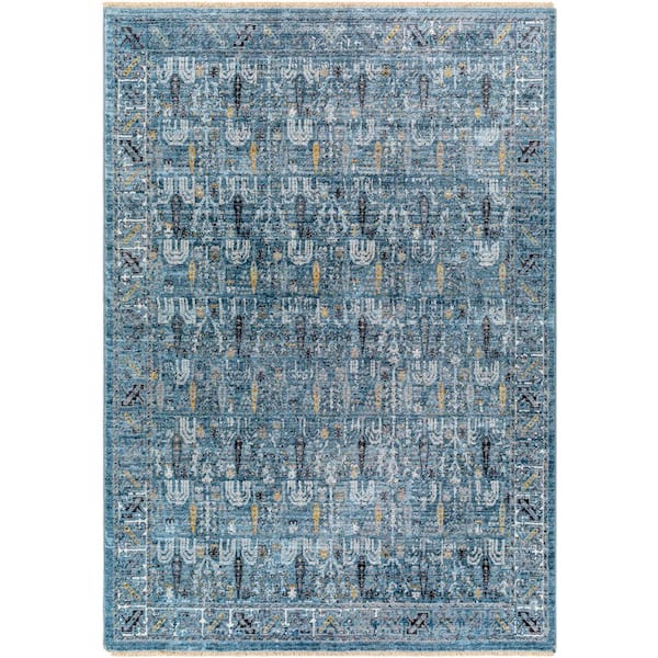 Artistic Weavers Babel Blue 10 ft. x 13 ft. Traditional Indoor Area Rug