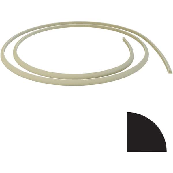 3/4 in. x 144 in. x 3/4 in. Resin Quarter Round Flexible Moulding