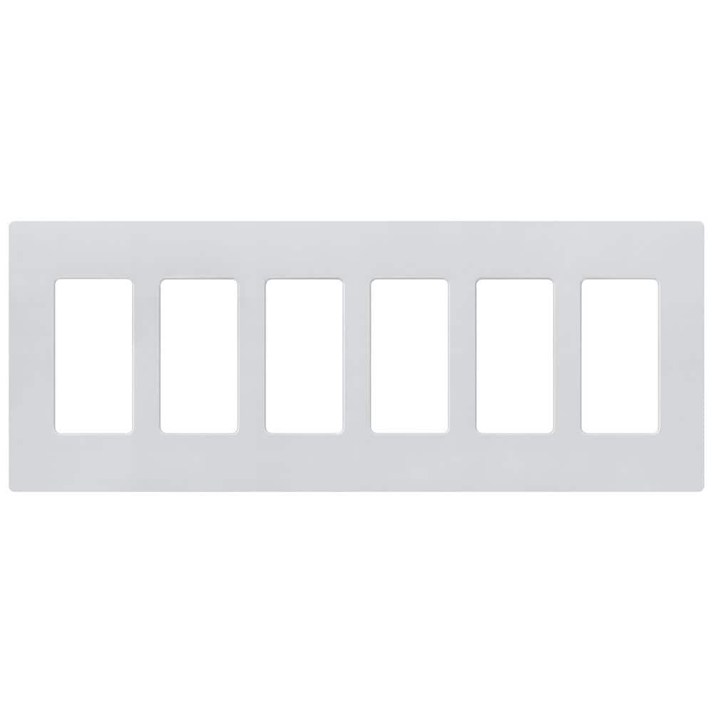 Claro 6 Gang Wall Plate for Decorator/Rocker Switches, Satin, Mist (SC-6-MI) (1-Pack) price history on PriceWatchPro