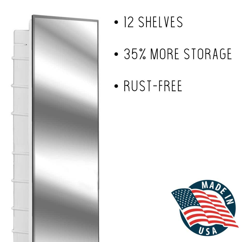 ZACA SPACECAB Nunki 16 in. x 36 in. x 31/2 in. Frameless Recessed 1