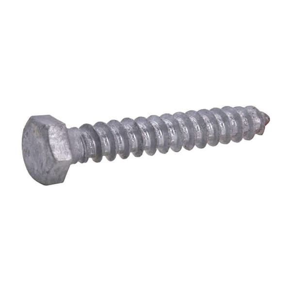 Right Thread 18-8 Stainless Steel 3/8 Hex Head X 2 1/2 Lag Wood Screws A Pack of 2 Right Thread 18-8 Stainless Steel 3/8 Hex Head X 2 1/2 Lag Wood Screws A Pack of 2