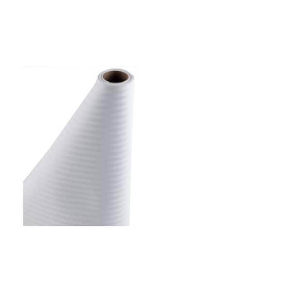 Con-Tact White Herringbone 12 in. x 5 ft. Non Adhesive Shelf and