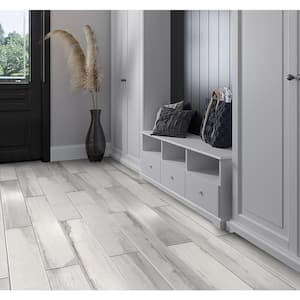 Maori 5.9 in. x 35.4 in. Gray Porcelain Matte Wall and Floor Tile (11.63 sq. ft./case) 8-Pack