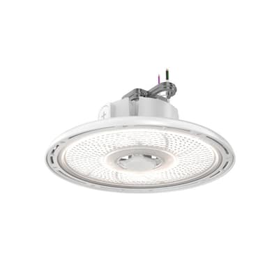Contractor Select REBL 12.2 in. 250-Watt Equivalent Integrated LED Dimmable White High Bay Light Fixture, Switchable CCT