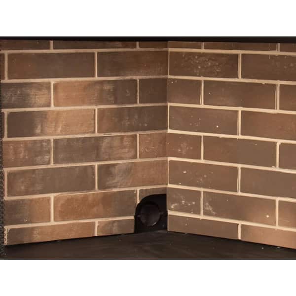 Pleasant Hearth Firebrick Panel Set for 36 in. Zero Clearance Ventless Dual Fuel Fireplace Insert