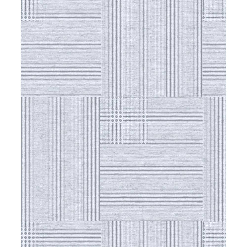Ronald Light Blue Squares Vinyl Strippable Roll (Covers 57.8 sq. ft.)
