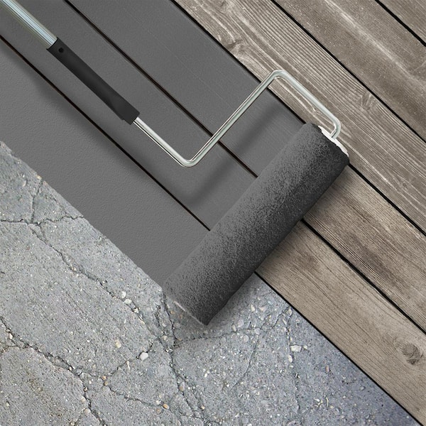 5 gal. #AE-48 Machine Gray Low-Lustre Enamel Interior/Exterior Porch and Patio Floor Paint