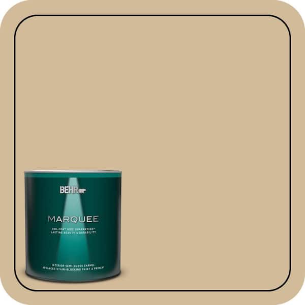 BEHR MARQUEE 1 qt. #N290-4 Curious Collection Semi-Gloss Enamel Interior Paint & Primer