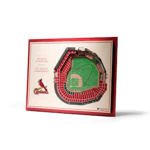 YouTheFan MLB St. Louis Cardinals 25 Layer Stadiumviews 3D Wooden Wall Art  9022800 - The Home Depot