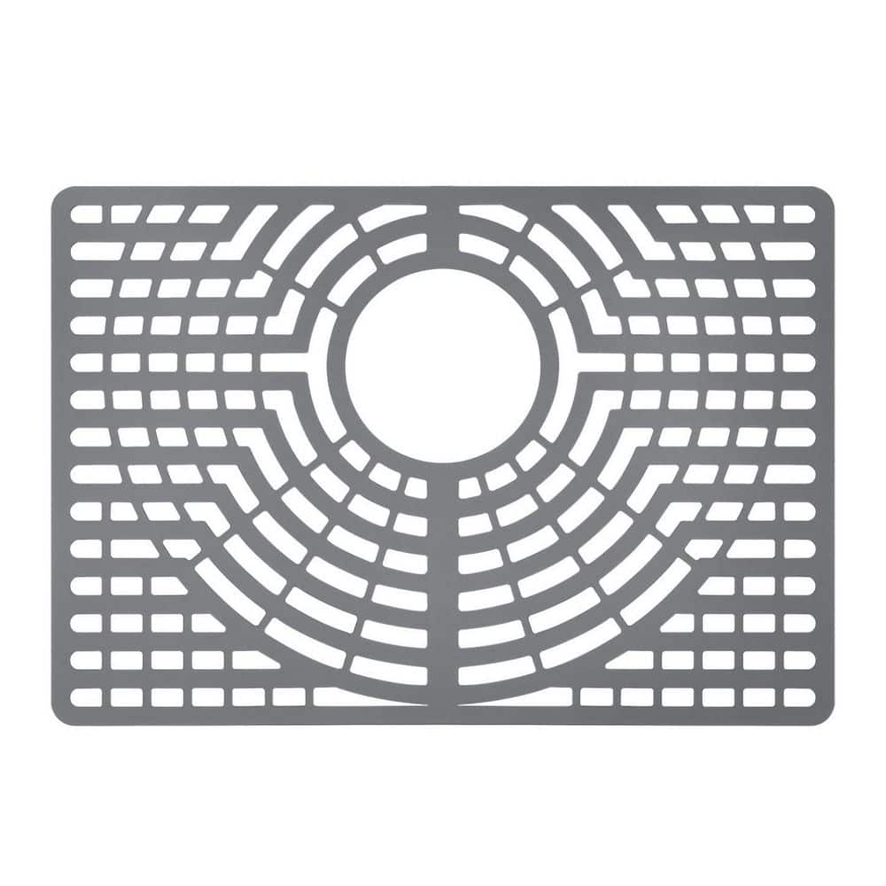 0.19 in. H x 19 in. W x 13 in. D Non-slip Silicone Sink Protector with Rear Drain Hole, Heat Resistant Sink Mat price history on PriceWatchPro