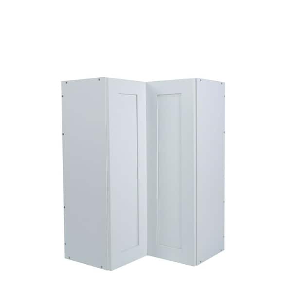 Cambridge Quick Assemble Modern Style, Shaker White 24 x 36 in. Wall Corner Kitchen Cabinet (24 in. W x 12 in. D x 36 in. H)