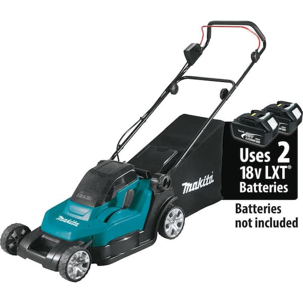 Makita 17 in. 18-Volt X2 (36-Volt) LXT Lithium-Ion Battery Cordless Walk Behind Push Lawn Mower (Tool Only)