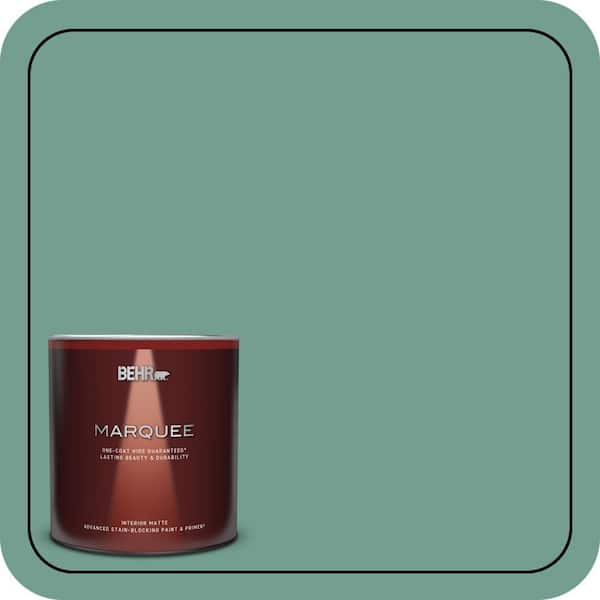 BEHR MARQUEE 1 qt. #M430-5 Regal View One-Coat Hide Matte Interior Paint & Primer