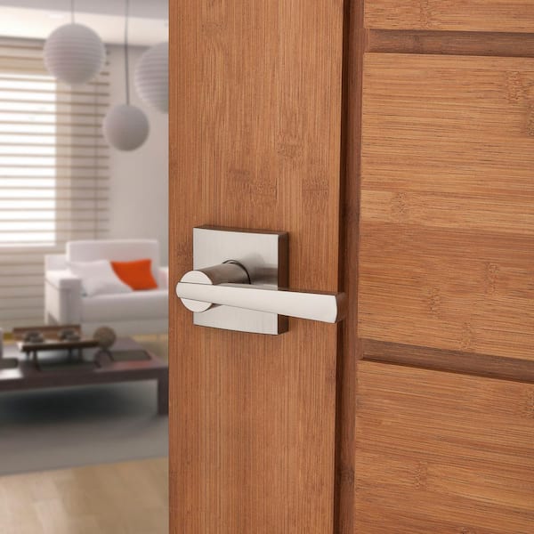 Baldwin Prestige Spyglass Satin Nickel Hall/Closet Door Handle