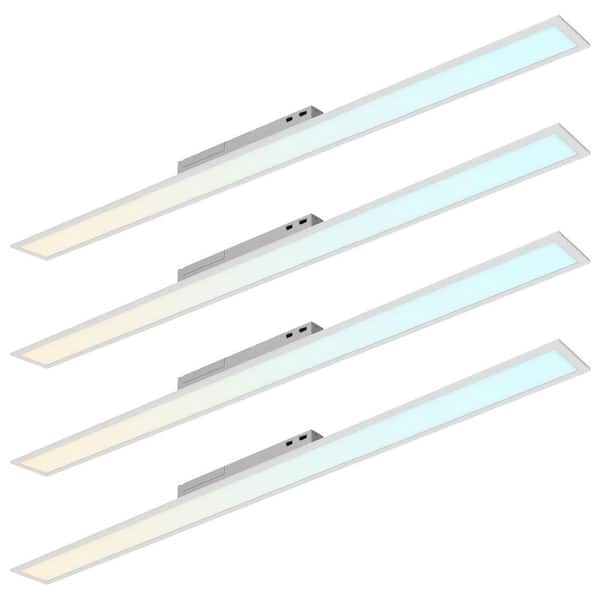 6 x 6 ft. Integrated LED Recessed Backlit Panel 40W/50W/60W, 4CCT, Up to 6600 Lumens, 0-10V Dimmable UL Listed 4 Pack