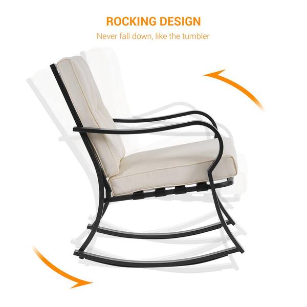 glass rocking chair