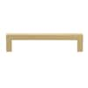 GlideRite 5 in. Satin Gold Solid Slim Square Cabinet Bar Drawer Pulls ...