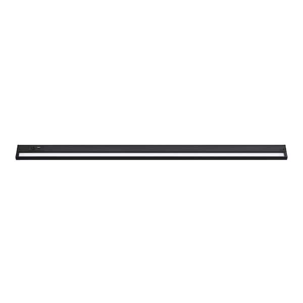 Elena 2.75 in. Hardwired Black Integrated LED Under Cabinet Light