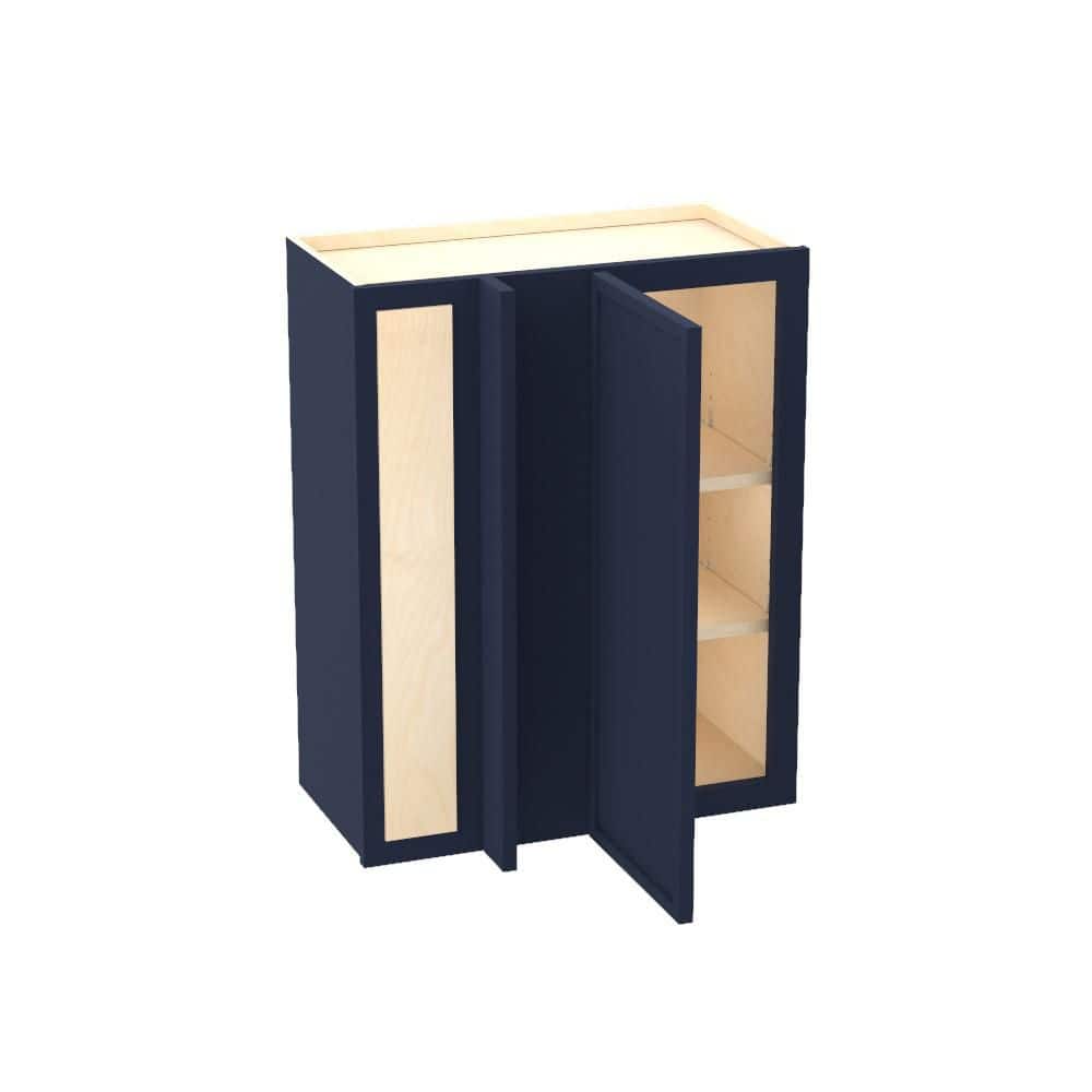 Franklin 24 in. W x 12 in. D x 30 in. H Assembled Plywood Blind Wall Kitchen Cabinet in Vessel Blue with Soft Close LH price history on PriceWatchPro