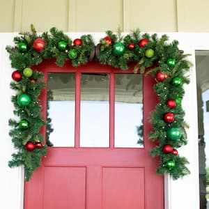 9 ft. Pre-Lit LED Christmas Cheer Garland