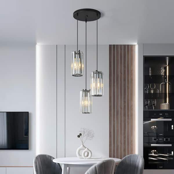 ZHLWIN Mini Crystal Chandeliers Adjustable Pendant Light Fixture
