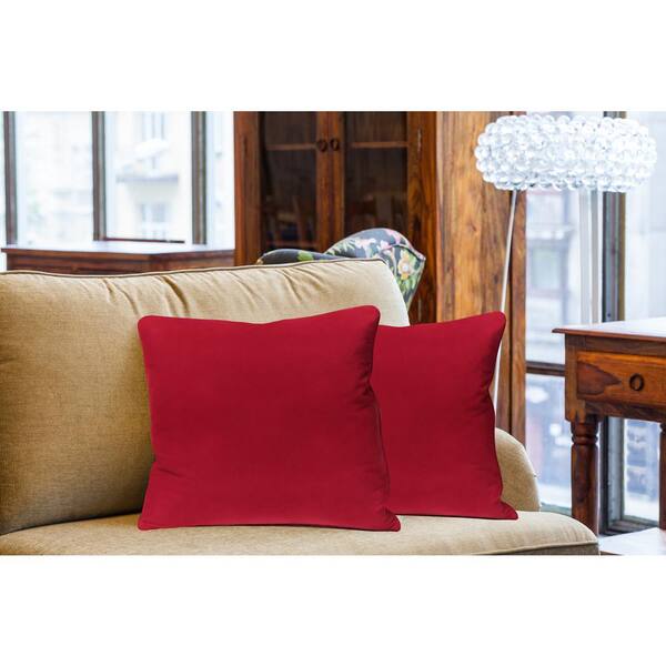 Natural 676685046574 18 x 18 in. Torino Quattro Pillow - Wine