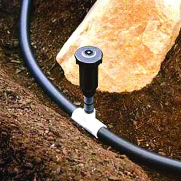 x 100 ft Advanced Drainage Systems NSF Poly Pipe 1 in 100 PSI Flexible Black 