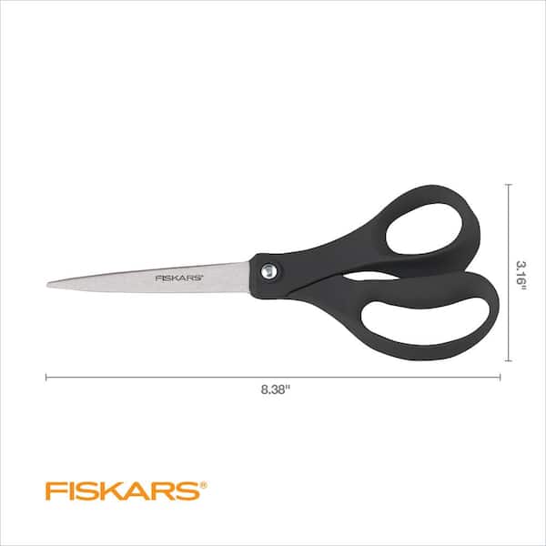 Fiskars Office Scissors 8 Black Pack Of 2 - Office Depot