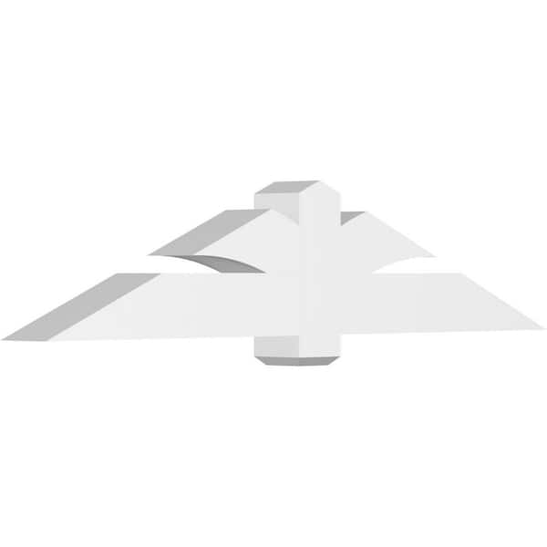 Ekena Millwork Redmond 72 in. W x 15 in. H x 6 in. D Signature Polyurethane Bracket
