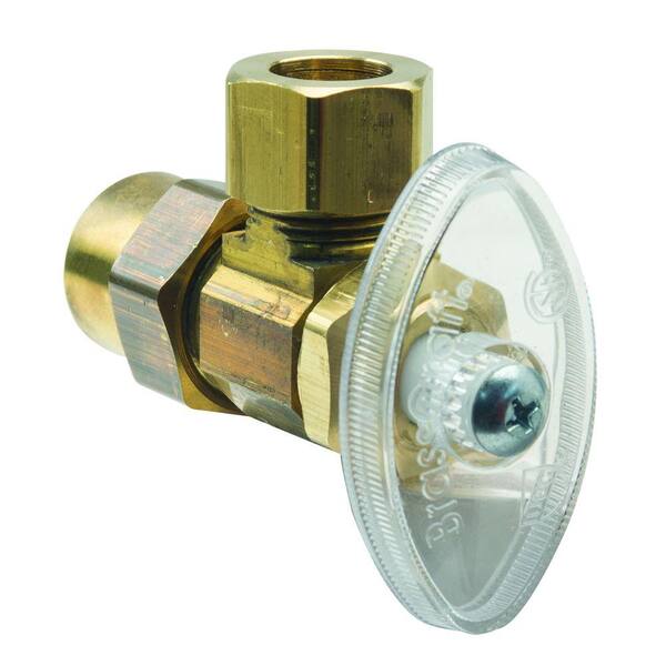 BrassCraft 1/2 in. Nominal CPVC Inlet x 1/2 in. O.D. Compression Outlet Brass Multi-Turn Angle Valve (5-Pack)
