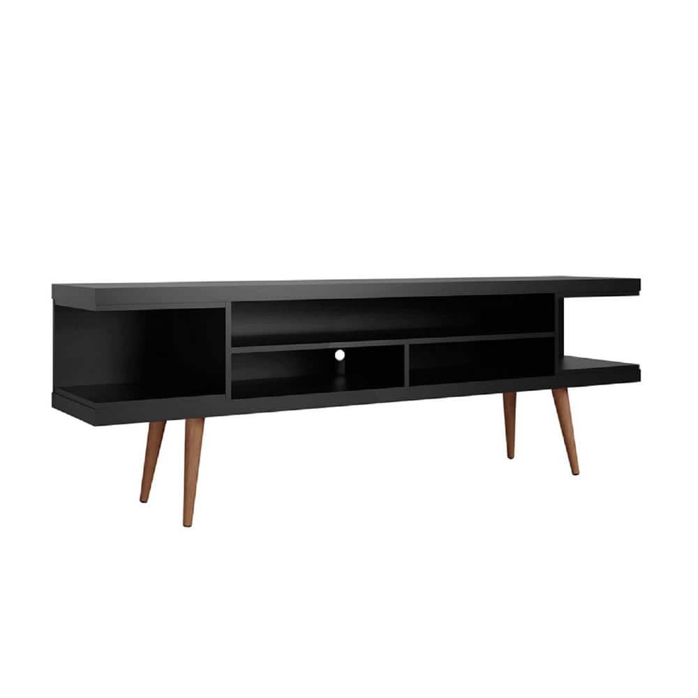 Utopia Black 70.47" Mid Century Modern TV Stand
