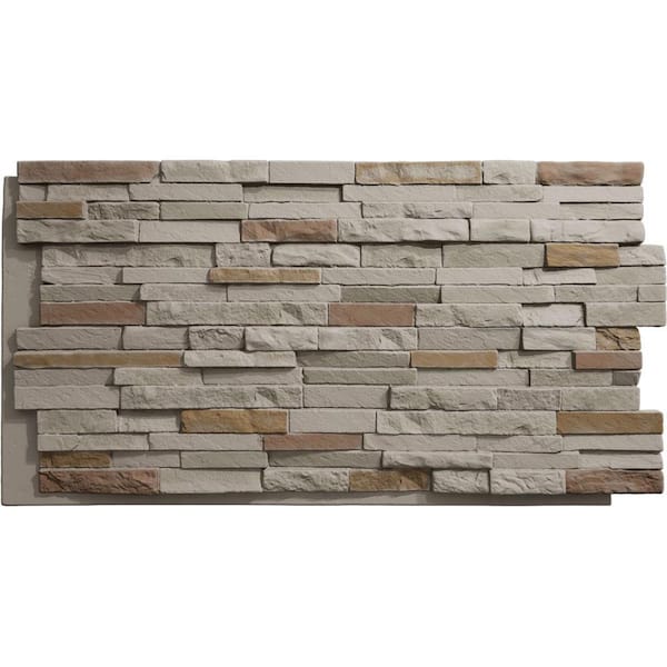 Ekena Millwork Everstone Eldorado Faux Stone 48 in. x 25 in