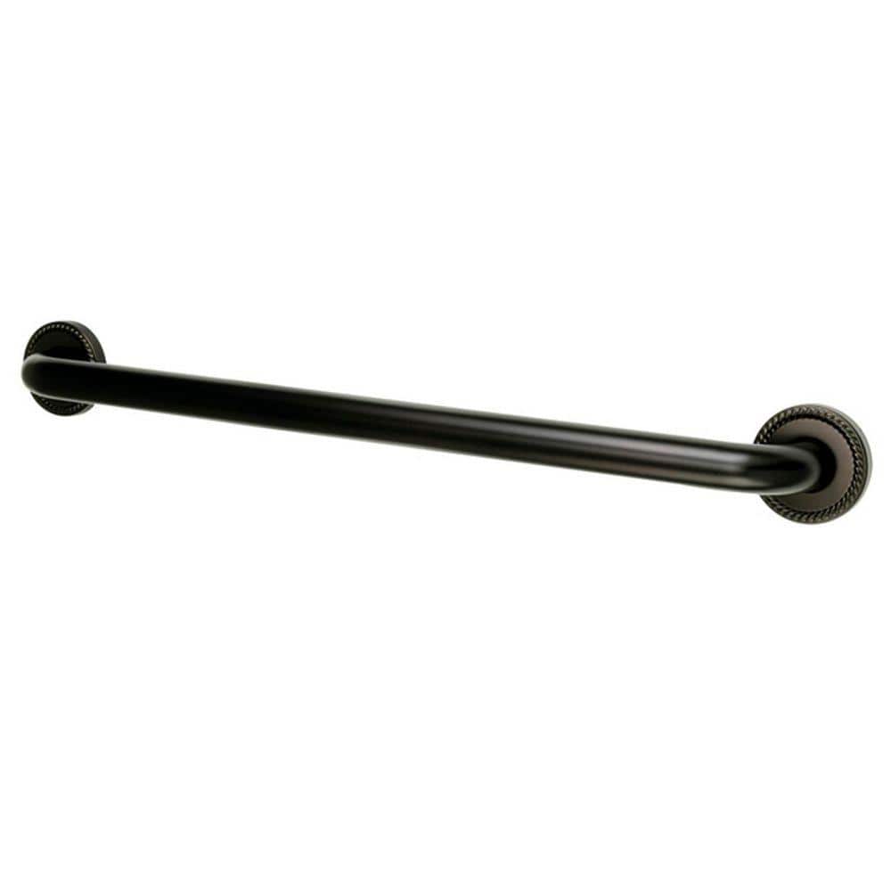 Roped 18 in. x 1-1/4 in. Grab Bar in Oil Rubbed Bronze price history on PriceWatchPro