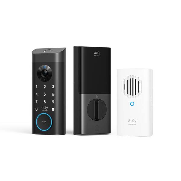 eufy Security E330 Black Video Smart Lock WiFi 3-in-1 Camera 