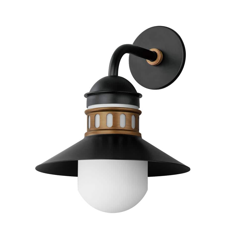 Admiralty 1-Light Outdoor Brass Wall Sconce price history on PriceWatchPro