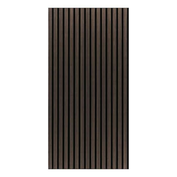 MSI Harmony Espresso 0.80 in. x 24 in. x 48 in. Brown Wood Sound Absorbing Wall Panel (8 sq. ft./Each)