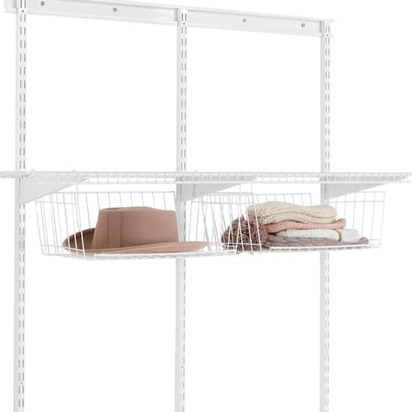 Hanging Kitchen Baskets Adhesive Sturdy Wire Storage Baskets with