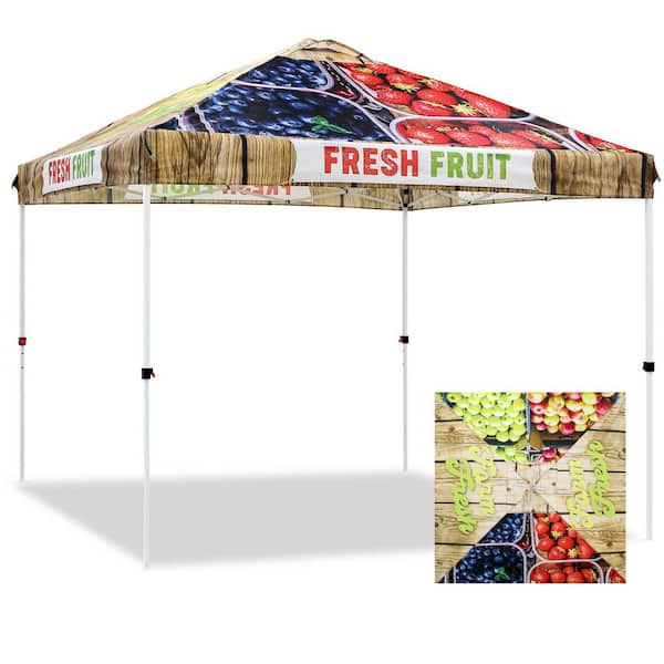 EAGLE PEAK 10 ft. x 10 ft. Pop Up Canopy Tent Instant