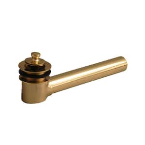 Tub Shoe Drain in Polished Brass