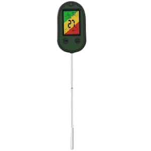 Soil Moisture Meter, 5-in-1 Soil Moisture Meter/ph/Soil Fertility/Sunlight Tester with Alarm Function, Soil Test Kit