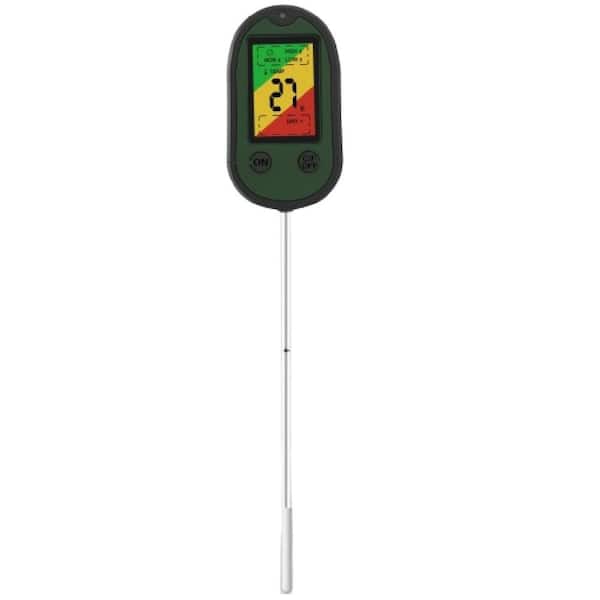 Misopily Soil Moisture Meter, 5-in-1 Soil Moisture Meter/ph/Soil Fertility/Sunlight Tester with Alarm Function, Soil Test Kit