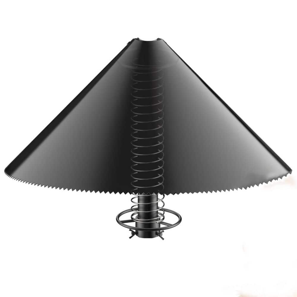 19 in. Polycarbonate Non-Electric Squirrel Baffle for Bird Feeder Pole with Stainless Steel Spring (1-Pack) price history on PriceWatchPro