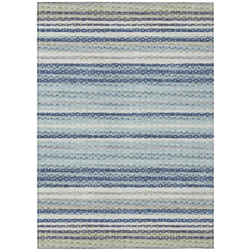 Chantille Machine Washable Indoor/Outdoor Abstract ACN2823 Spa 8 ft. x 10 ft. Area Rug price history on PriceWatchPro