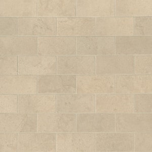 Aria Cremita 12 in. x 12 in. x 10 mm Polished Porcelain Mosaic Tile (8 sq. ft. /Case)